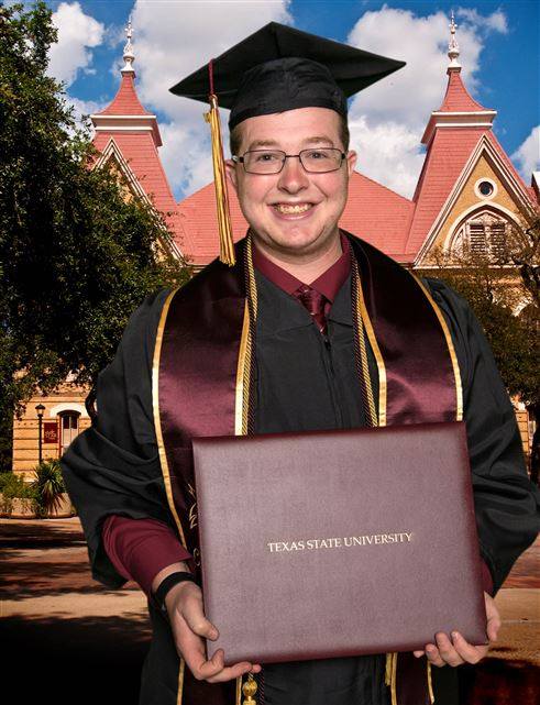 Texas State Graduation Picture Texas State Graduation Picture